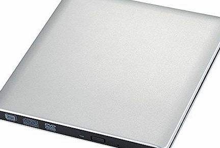 Pictek External DVD Drive, [Best Version]Pictek External CD Drive USB 3.0 DVD Drive Portable CD/DVD-RW Writer Burner Ultra Slim For Apple Mac Computer Laptop
